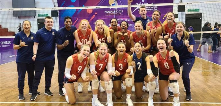 Women S U Team Wins Pool At Pan Am Cup Usa Volleyball