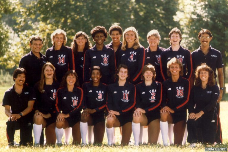 1984 USA Womens Olympic Volleyball Team USA Volleyball