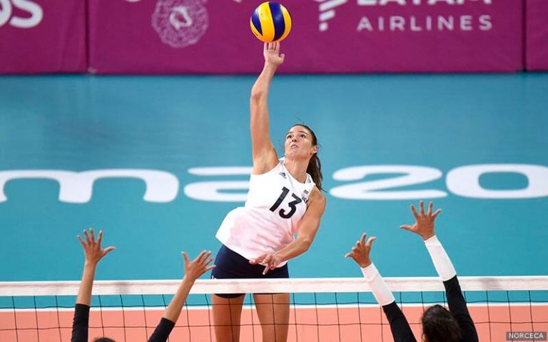 U S Women Fall To Brazil In Pan Am Games Usa Volleyball