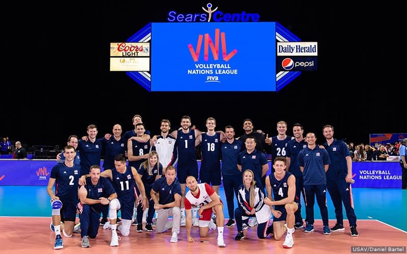 Men's VNL Returning to Hoffman Estates in 2019 - USA Volleyball
