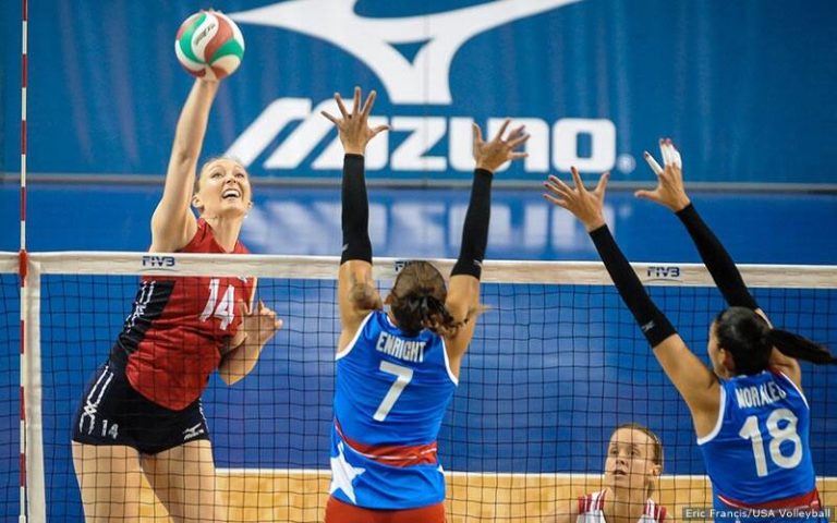 U.S. Women Down Puerto Rico in Qualifier - USA Volleyball