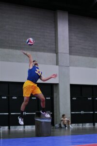 2021 USA Volleyball Open National Championship man serving