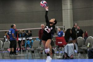 2021 USA Volleyball Open National Championship woman serving