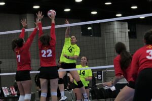 2021 USA Volleyball Open National Championship woman hitting