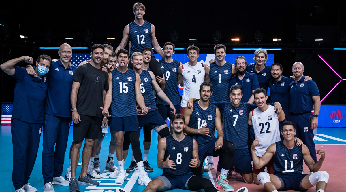 U.S. Men Finish VNL with Sweep Against Japan - USA Volleyball