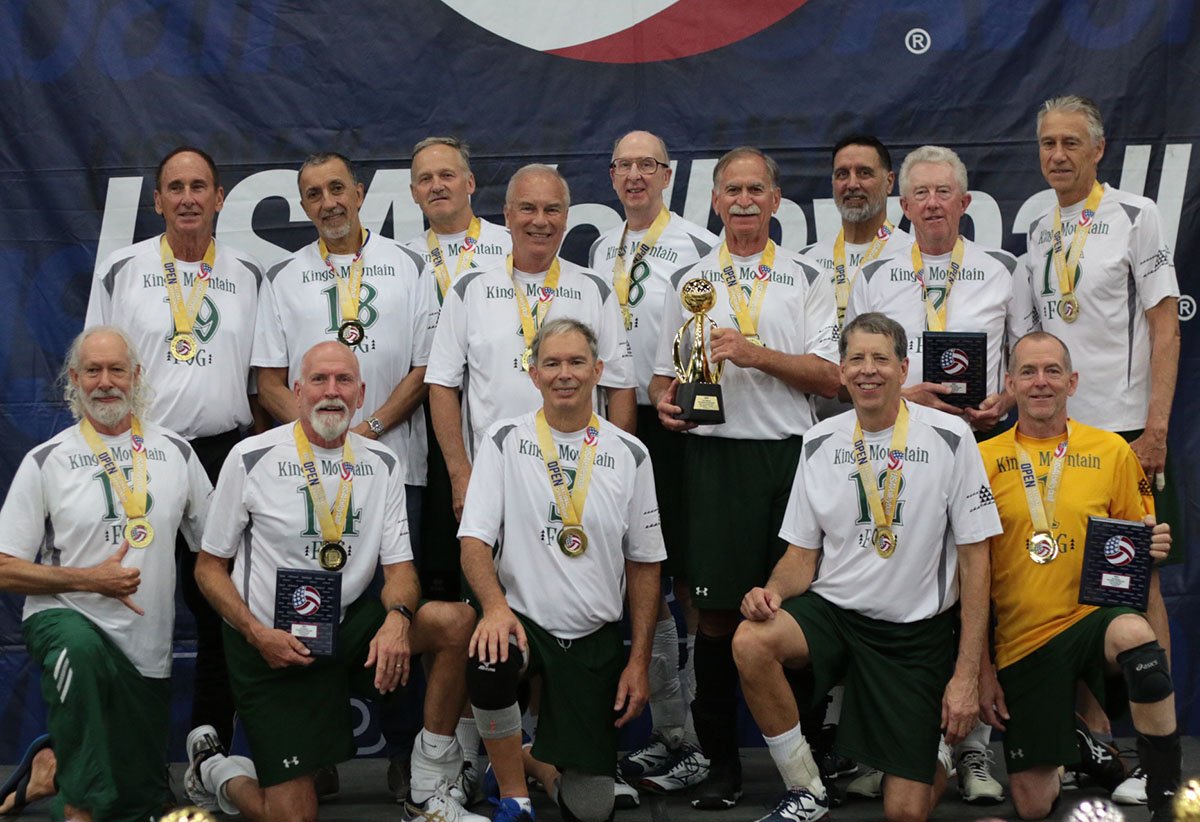 2021 USA Volleyball Open National Championship podium shot