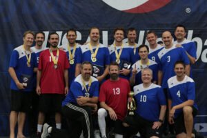 2021 USA Volleyball Open National Championship podium shot