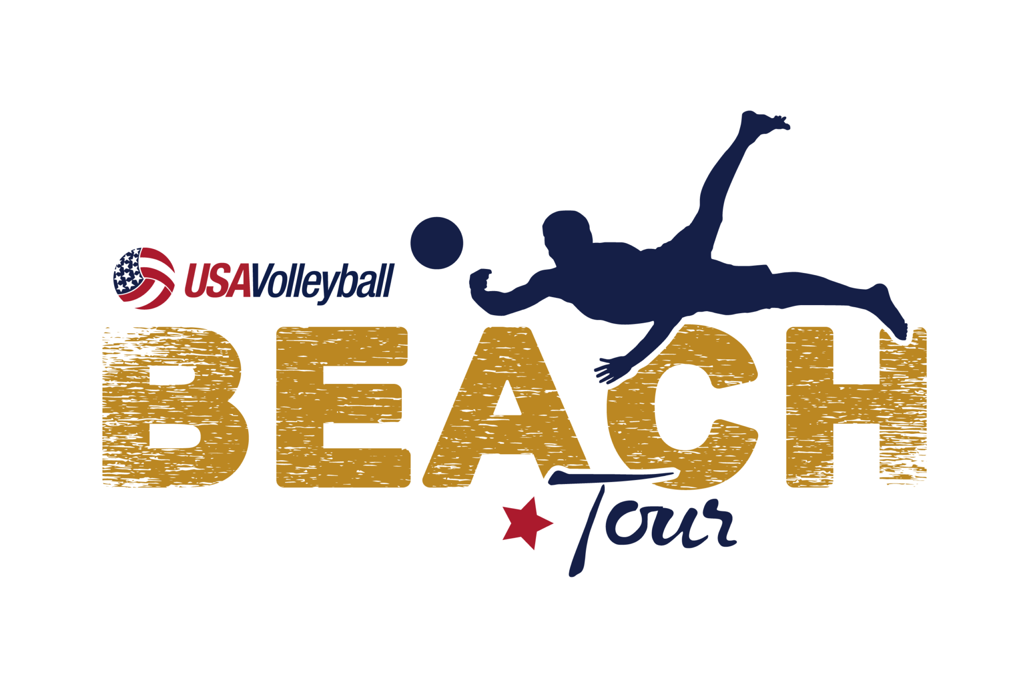 USAVBT Primary Official Official Official Full Color USA Volleyball