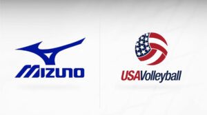 USA Volleyball and Mizuno lockup