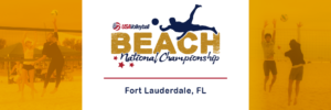 USA Volleyball Beach National Championship logo