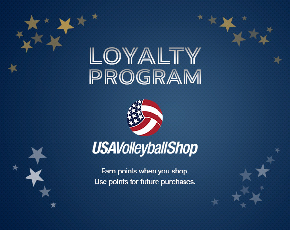 USA Volleyball Shop Loyalty Program