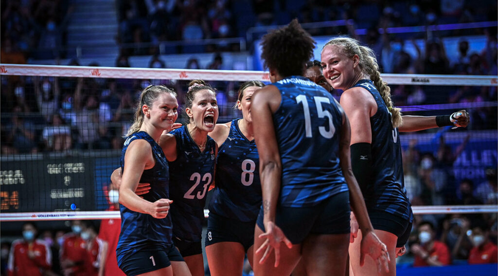 Bajema Helps U.S. Women Best Belgium in VNL - USA Volleyball