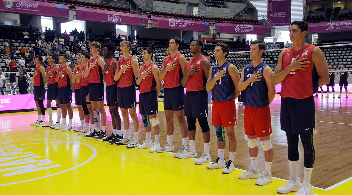 U.S. Men's Team competing at the Pan Am Cup Final Six