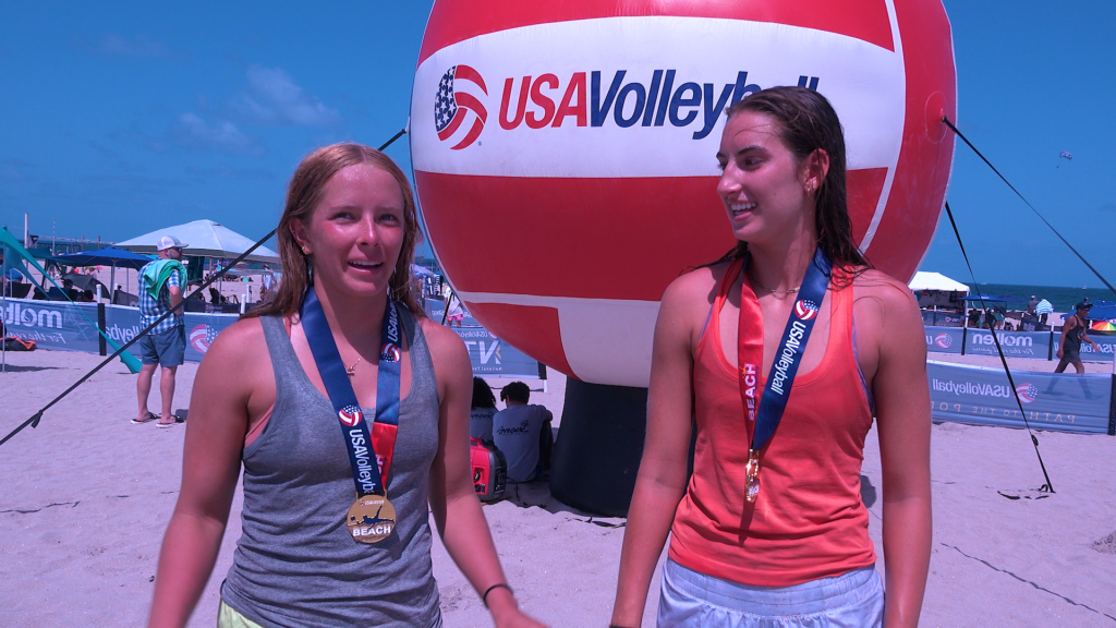 Girls 18U Open Division National Champions 2022 USA Volleyball Beach