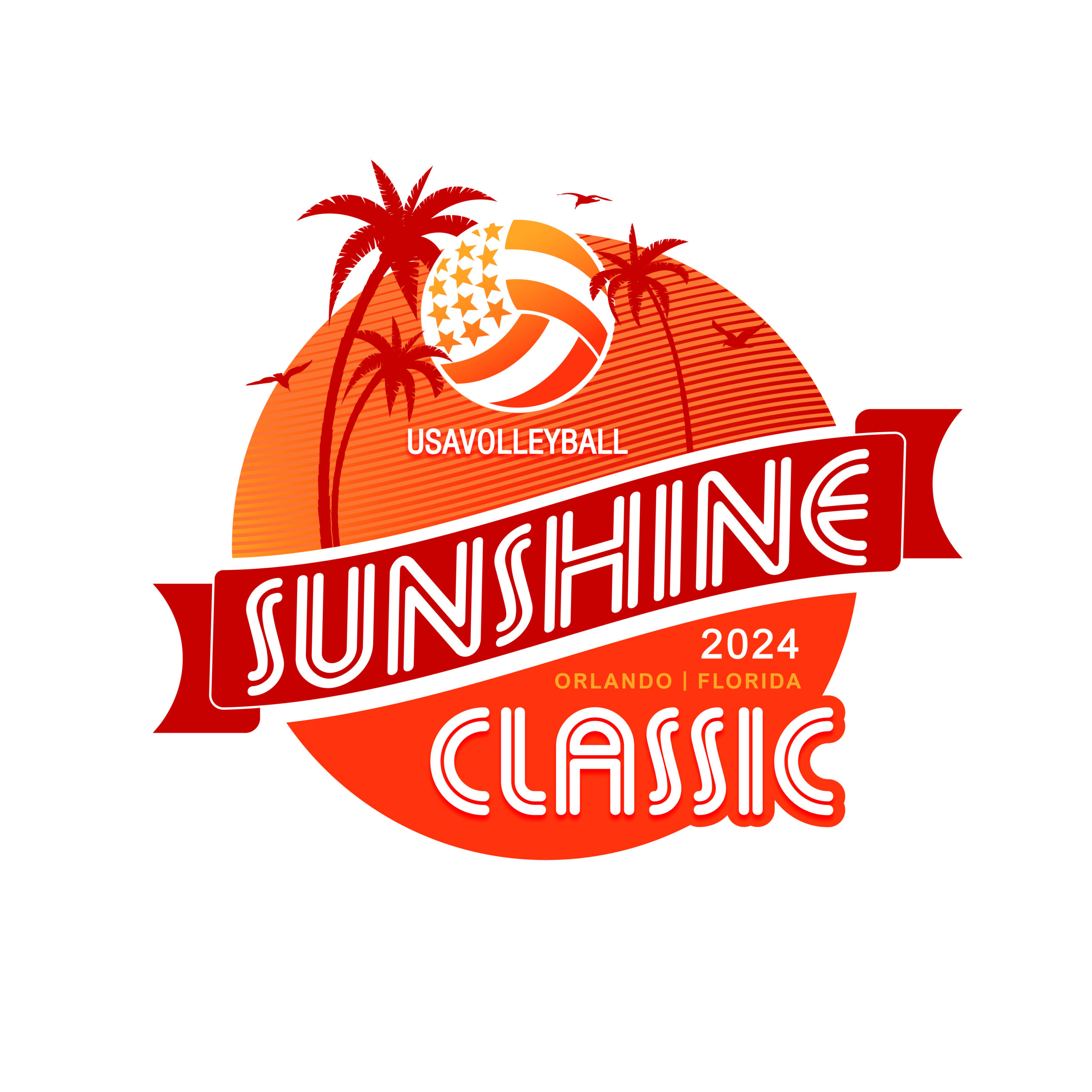 2024 Sunshine Classic Official Logo_4Color USA Volleyball