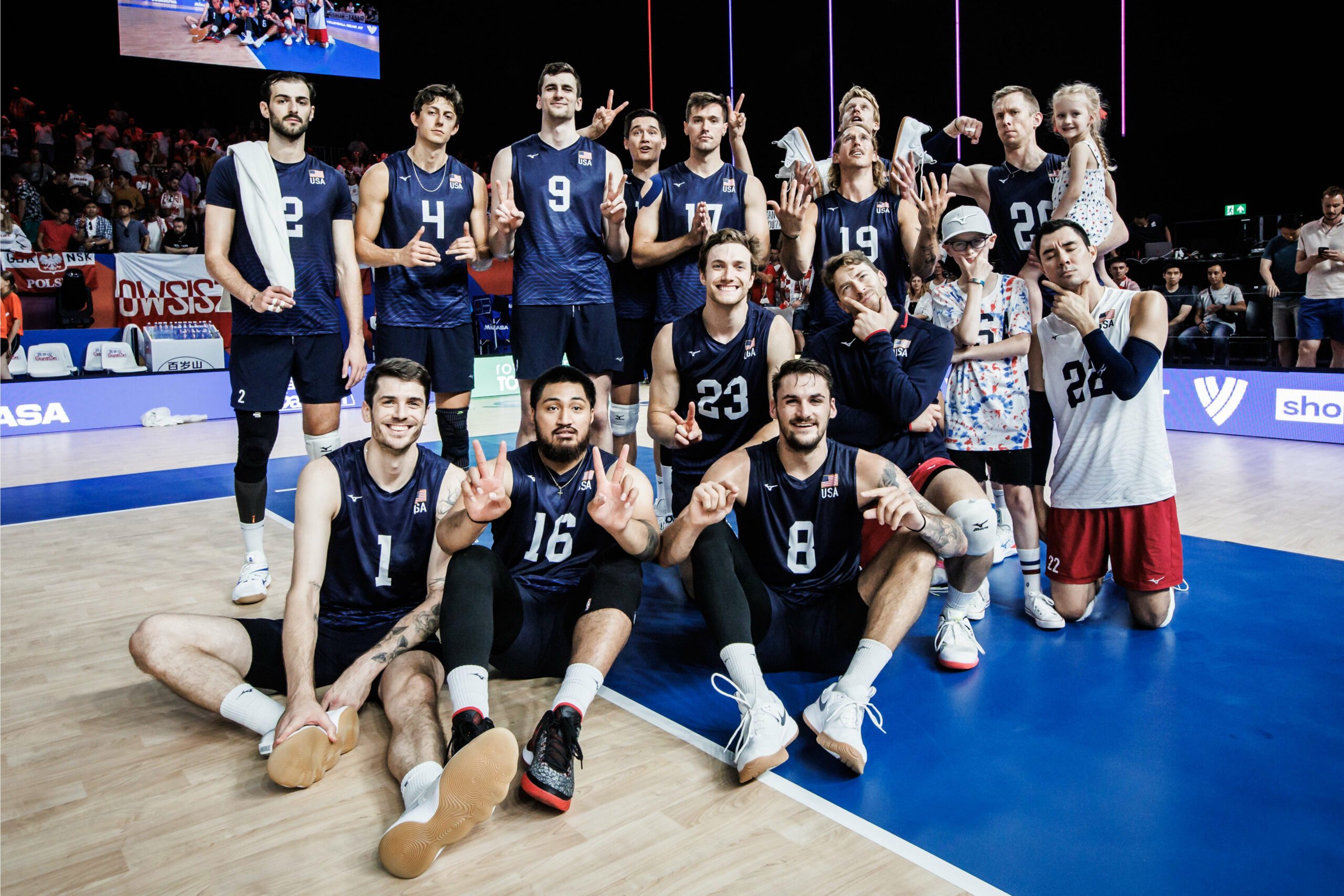 U.S. Men after win over world No. 1 Poland