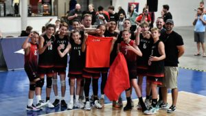 Club V, winners of the Boys 14 Open