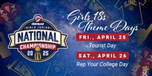 2025 GJNC 18 Theme Days April 25 Tourist Day and April 26 Rep your college day