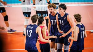 U.S. boys U19 team celebrates
