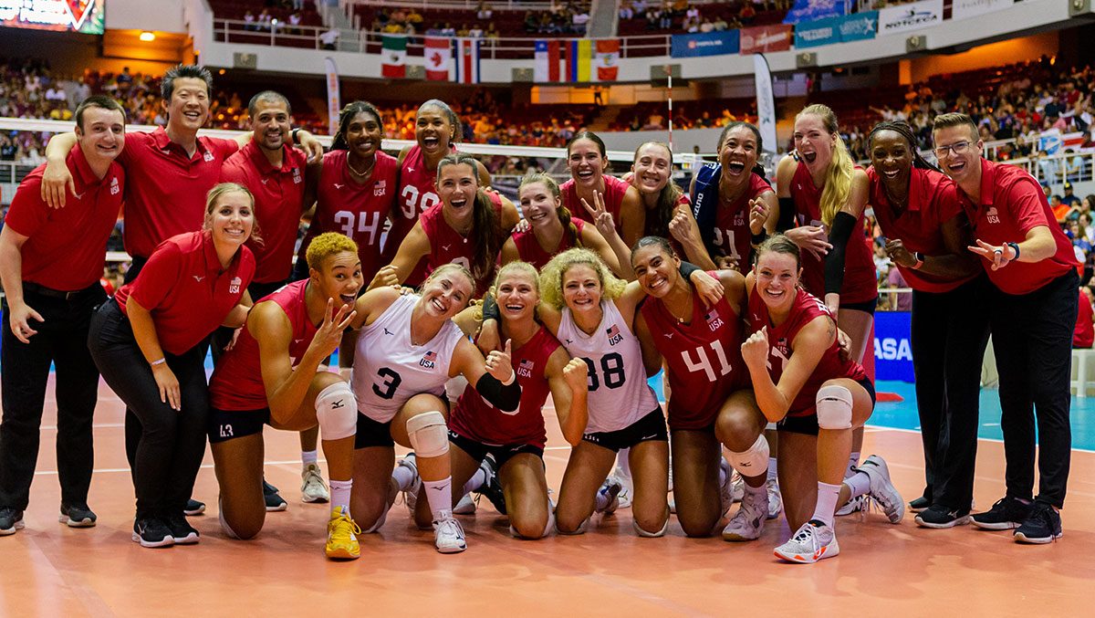 U.S. Women's Team for NORCECA Final 6