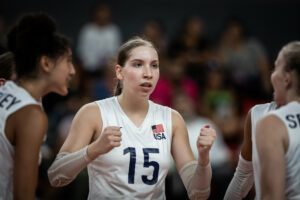 Abigail Mullen of U.S. Women's U21 vs. Brazil