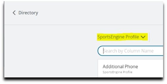 SportsEngine Profile database