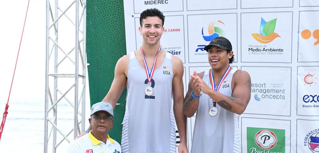 Brendan Onishchenko and Tate Calles with silver at 2023 NORCECA Continental Tour