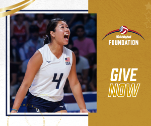 Give now to the USA Volleyball Foundation.