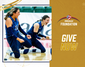 Give now to the USA Volleyball Foundation.