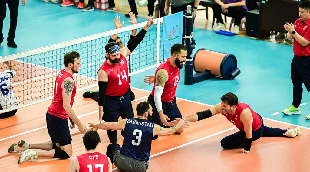 Men’s Sitting Team 5-1 Heading into Final Prelim Match