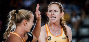 Kelly Cheng and Sara Hughes at Elite 16 Tepic (FIVB)