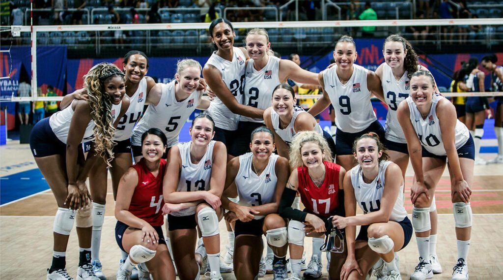 Three Texans, Seven Olympians on VNL Roster USA Volleyball(01)
