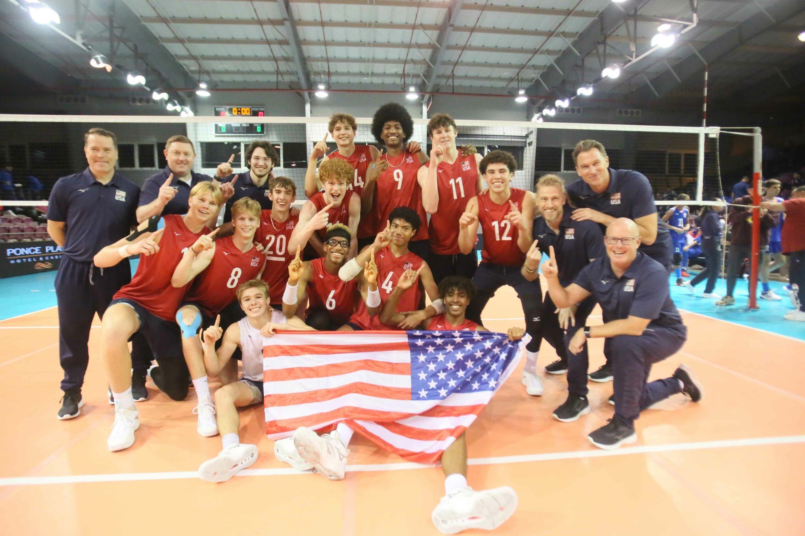U.S. Boys U19 Celebrate Gold Medal