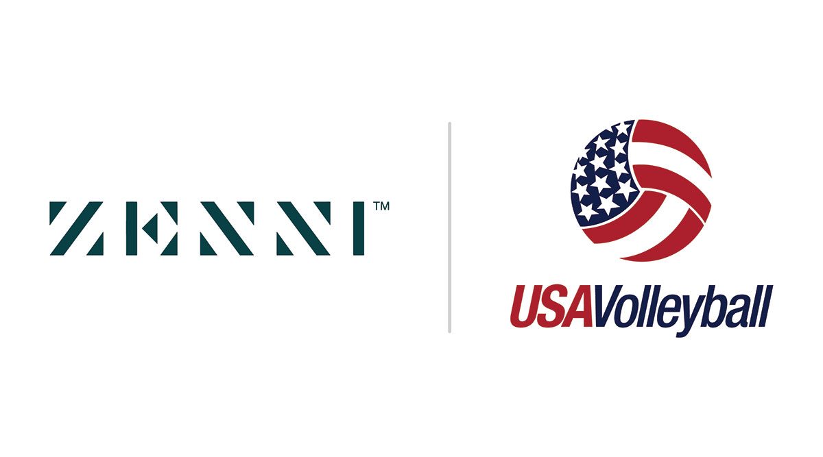Zenni and USAV logos