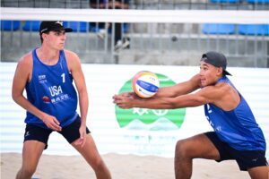Malachi Brewington and Caleb Blanchette (FIVB)