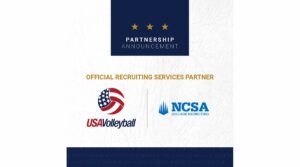 USA Volleyball/NCSA lockup graphic