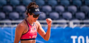 Sarah Sponcil at the 2020 Tokyo Olympics