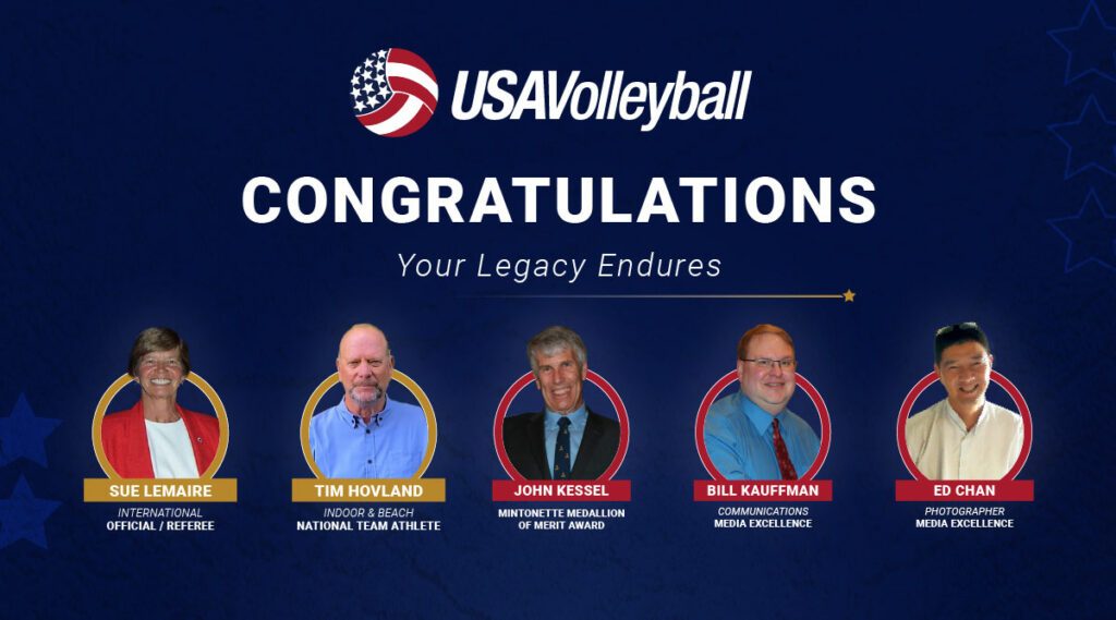 International Hall of Fame to Honor 5 with Ties to USAV