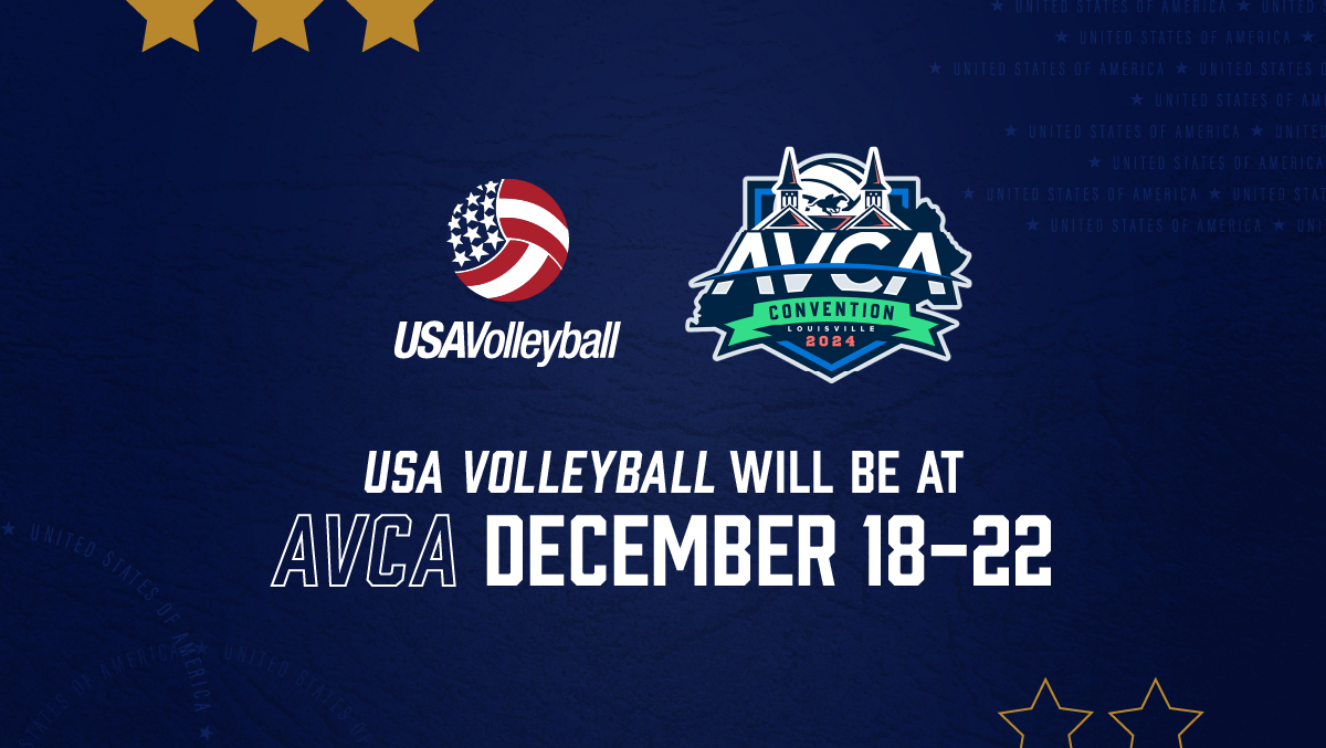 USA Volleyball will be at AVCA December 18-22