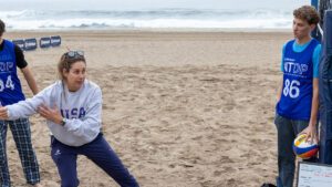 Olympic gold medalist April Ross will coach the Beach U21 Men's team