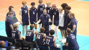Charlie Sullivan coaching the 2024 Boys U19 National Team (NORCECA)