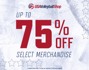 USA Volleyball Shop Up to 75% select merchandise