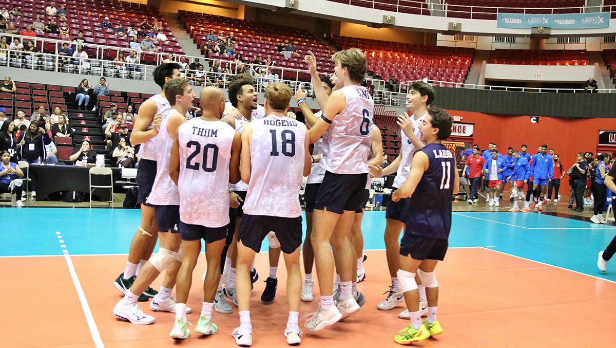U.S. Men celebrate
