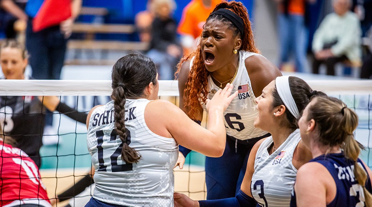 Nicky Nieves celebrates