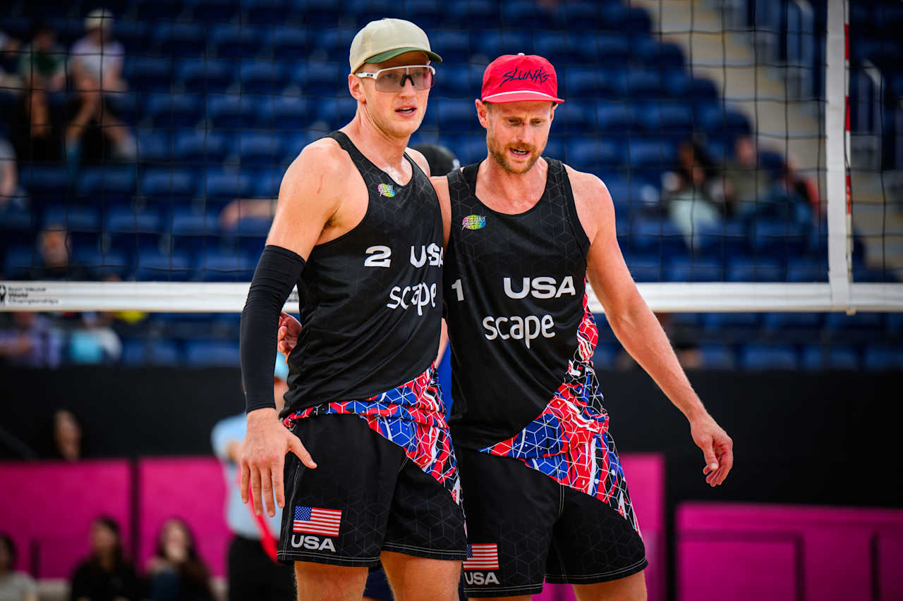 James Shaw and Chaim Schalk (FIVB)