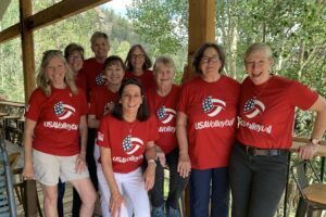 Olympians with Patty Dowdell