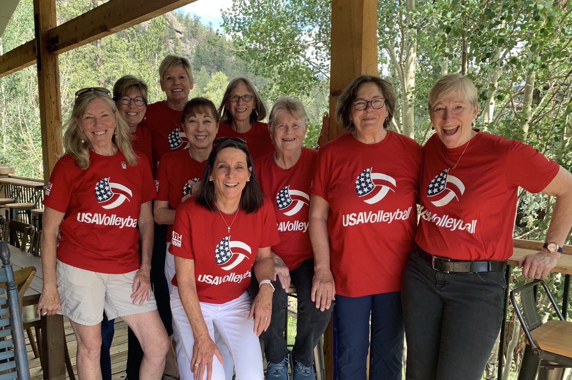 Olympians with Patty Dowdell