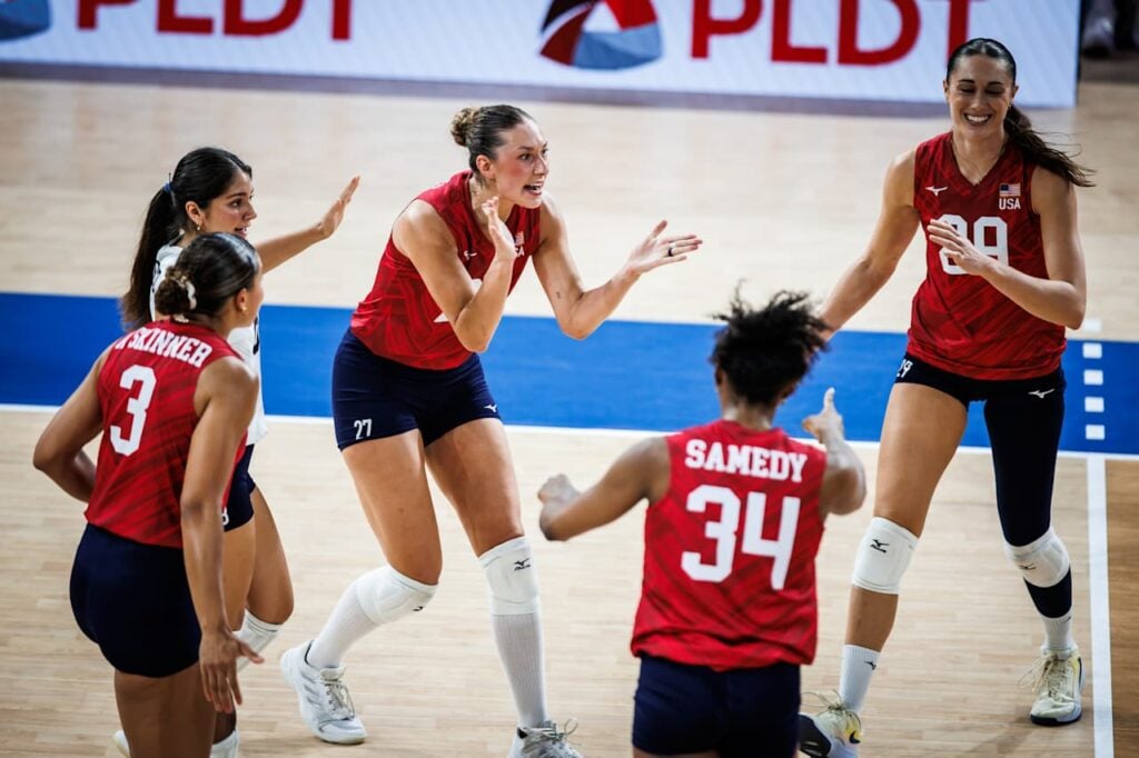 U.S. Women Sweep Top-Ranked Italy at 2026 VNL Week Two