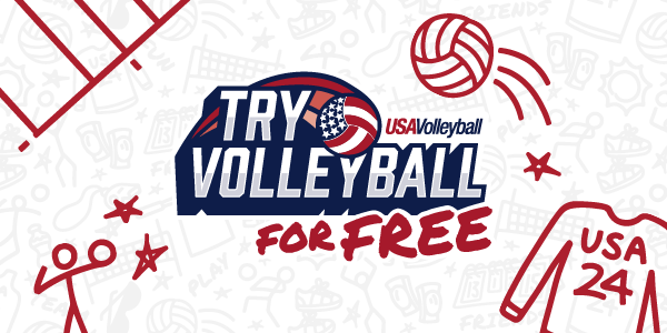 Registration for USAV Try Volleyball for Free Clinics Open