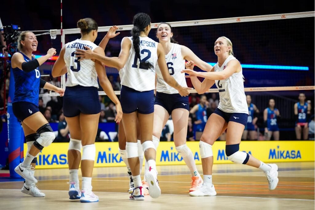 U.S. Women Sweep Thailand for Seventh Consecutive Win to Start 2026 Women’s VNL Week Three